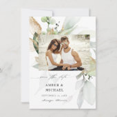 Eukalyptus Glow Foto Save the Date 3 (Vorderseite)