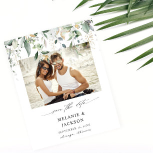 Eukalyptus-Glow-Foto Save the Date Flyer