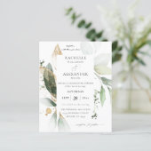 Eukalyptus Glow Gold Greenery 2 Wedding (Stehend Vorderseite)
