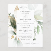 Eukalyptus Glow Gold Greenery 2 Wedding (Vorderseite)