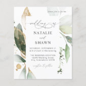 Eukalyptus Glow Gold Wedding (Vorderseite)