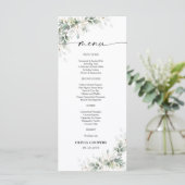 Eukalyptus Gold Baby Showmenü Menükarte (Stehend Vorderseite)