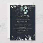 Eukalyptus Gold Blue Wir machen noch immer eine Ne Einladung (Vorderseite)