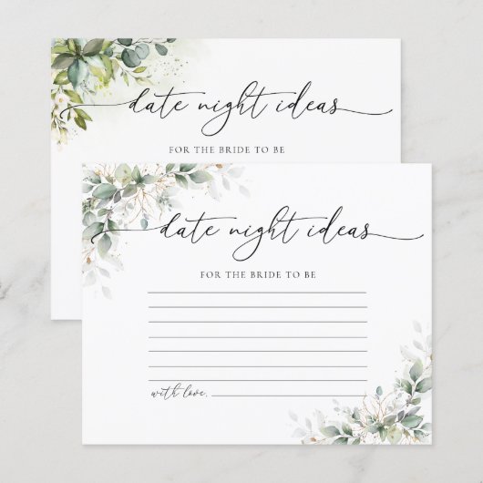 Eukalyptus Gold Brautparty (Vorne/Hinten)