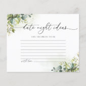 Eukalyptus Gold Brautparty (Rückseite)