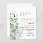 Eukalyptus Gold Brautparty (Vorne/Hinten)