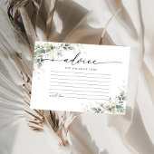 Eukalyptus Gold Brautparty Advisor Card