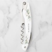 Eukalyptus Gold Brautparty Waiter's Corkschraube Kellnermesser (Vorderseite)