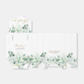 Eukalyptus Gold Danke für die Kinderdusche Geschenkschachtel (Ungefaltet)