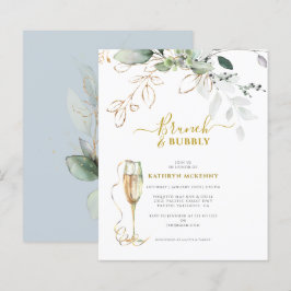 Eukalyptus Gold Dusty Blue Brautparty