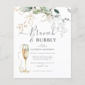 Eukalyptus Gold Dusty Blue Brautparty (Vorderseite)