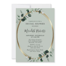 Eukalyptus Gold Foil Sage Brautparty