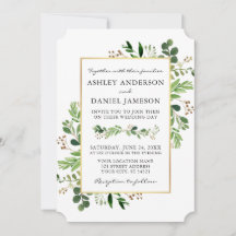 Eukalyptus Gold Frame Wedding