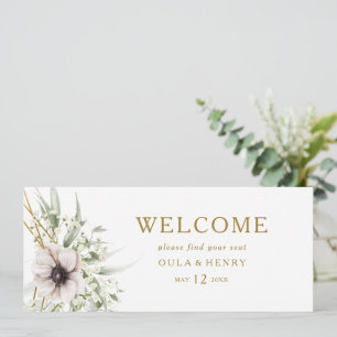 Eukalyptus Gold Geometric Hanging Header