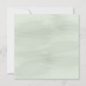 Eukalyptus Gold Geometric | Kommunion Einladung (Rückseite)