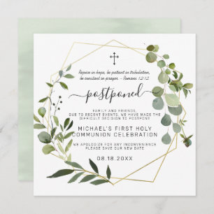 Eukalyptus Gold Geometrie  Verspätete Kommune Einladung