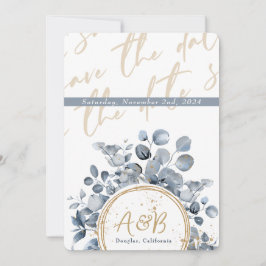 Eukalyptus Gold Glitzer - Code 01 Einladung