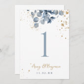 Eukalyptus Gold Glitzer Code 01 table num style a (Vorne/Hinten)