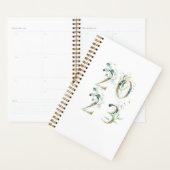 Eukalyptus Gold Greenery 2023 Elegante Chic Agenda Planer (Anzeige)