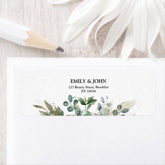 Eukalyptus Gold Leaf Modernes Design (Insitu)