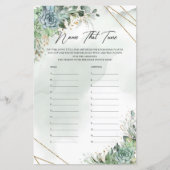 Eukalyptus-Gold-Name, der die Farbe Grün trägt (Vorderseite)