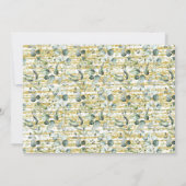 Eukalyptus Gold Nichts Extravagant nur Liebe Elopt Einladung (Rückseite)