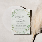 Eukalyptus Gold Night Before Probe Dinner Einladung