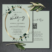 Eukalyptus Gold QR Code Sage Wedite
