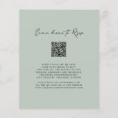 Eukalyptus Gold QR Code Sage Wedite (Rückseite)