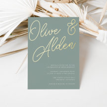 Eukalyptus | Gold Script Wedding