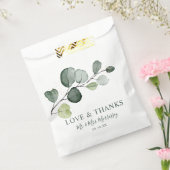 Eukalyptus Gold Spritzer Watercolor Geschenktütchen (Versiegelt)