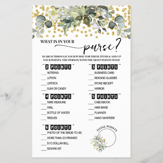 Eukalyptus Gold Was ist in der puristischen Duschs Flyer (Vorne)