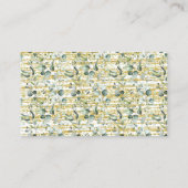 Eukalyptus Gold Wie viele Corks Duschspielkarte Platzkarte (Rückseite)