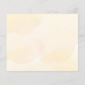 Eukalyptus golden wedding budget Save the Date (Rückseite)