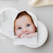 Eukalyptus-Goldkreuz-Foto-Taufe Einladung