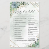 Eukalyptus-Goldrahmen (Vorderseite)