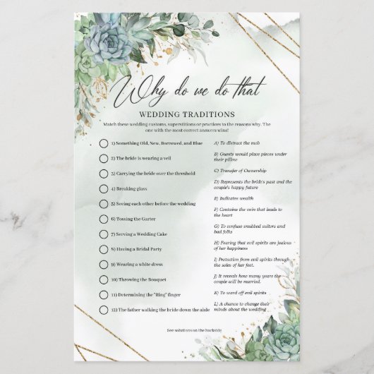 Eukalyptus-Goldrahmen (Vorderseite)