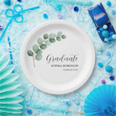 Eukalyptus Graduation Party Pappteller (Party)