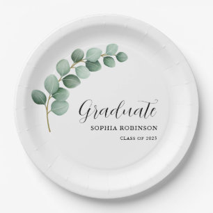 Eukalyptus Graduation Party Pappteller