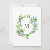 Eukalyptus-Graduierungspartei Einladung (Rückseite)