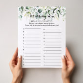 Eukalyptus Green ABC Baby Showgame