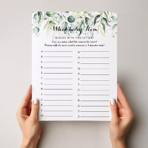 Eukalyptus Green ABC Baby Showgame