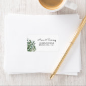 Eukalyptus Green Blätter Foliage-Adresse Adressaufkleber (Insitu)