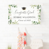 Eukalyptus Green Blätter Glückwunschs Graduation P Banner (Insitu)