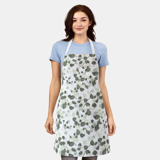 Eukalyptus Green Blätter Mustergärtner Schürze (Getragen)