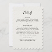 Eukalyptus Green Blätter Wreath Wedding Einladung (Rückseite)