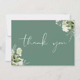 Eukalyptus Green Botanical Greenery Elegantes Skri Dankeskarte