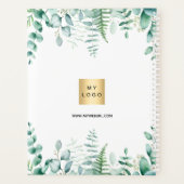 Eukalyptus green business logo 2026 planer (Rückseite)