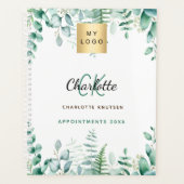 Eukalyptus green business logo 2026 planer (Vorderseite)