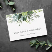 Eukalyptus Green Foliage Dankeschön-Karte Dankeskarte